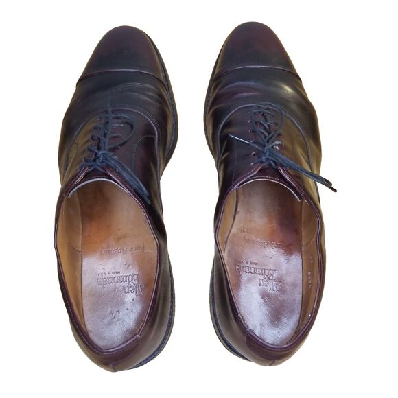 Allen Edmonds Park Avenue Men's Size 11C Burgundy Leather Cap Toe Oxford 5675 - Picture 4 of 7